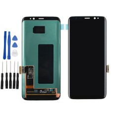 Black Samsung Galaxy S8 SM-G950FD, G950W, G950S, G950K, G950L, G9500, G950A, G950P, G950T Screen Replacement